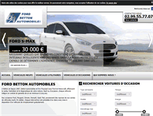 Tablet Screenshot of betton-automobiles.fr